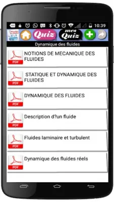 Cours de Mécanique des Fluides android App screenshot 2